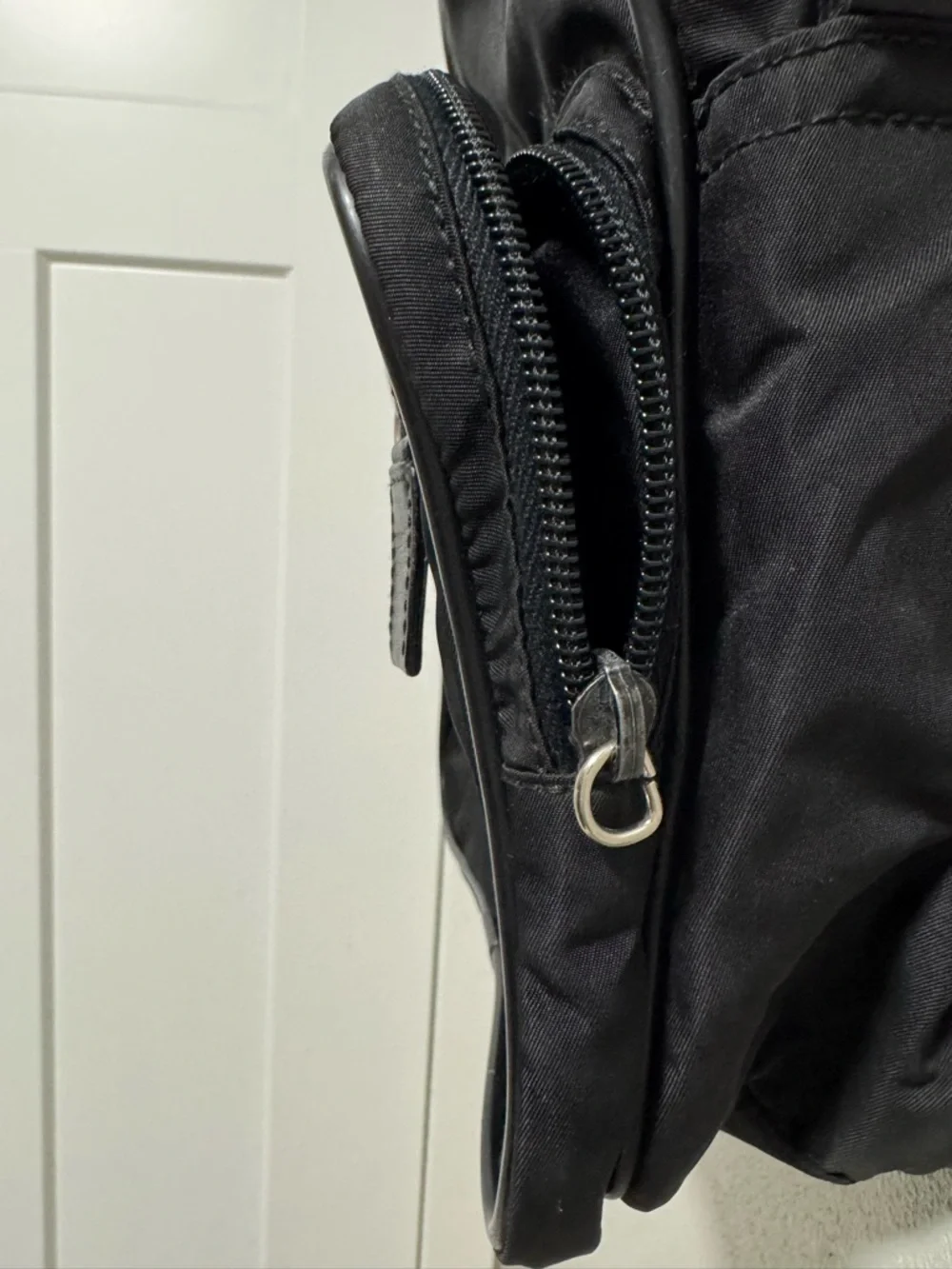 Authentic Prada Nero Tessuto Plate Crossbody - Picture 7 of 12